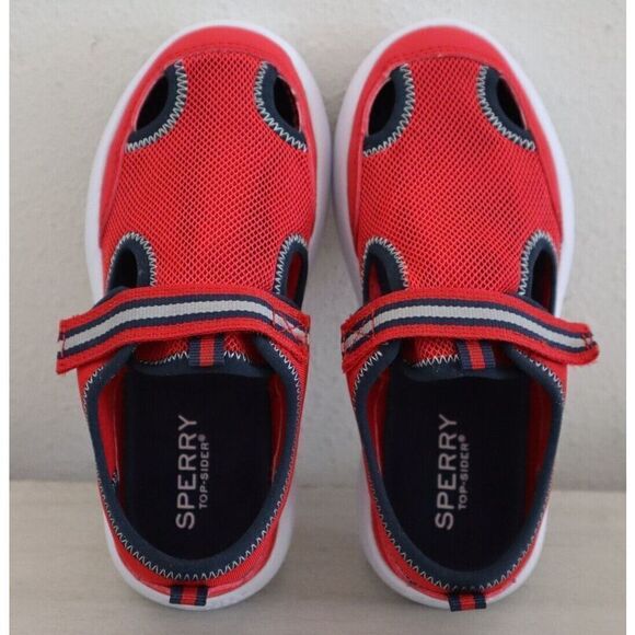 Sperry STL265757 Toddler Boy's Sz 11M Red Coastal Break Sandals - Picture 7 of 9